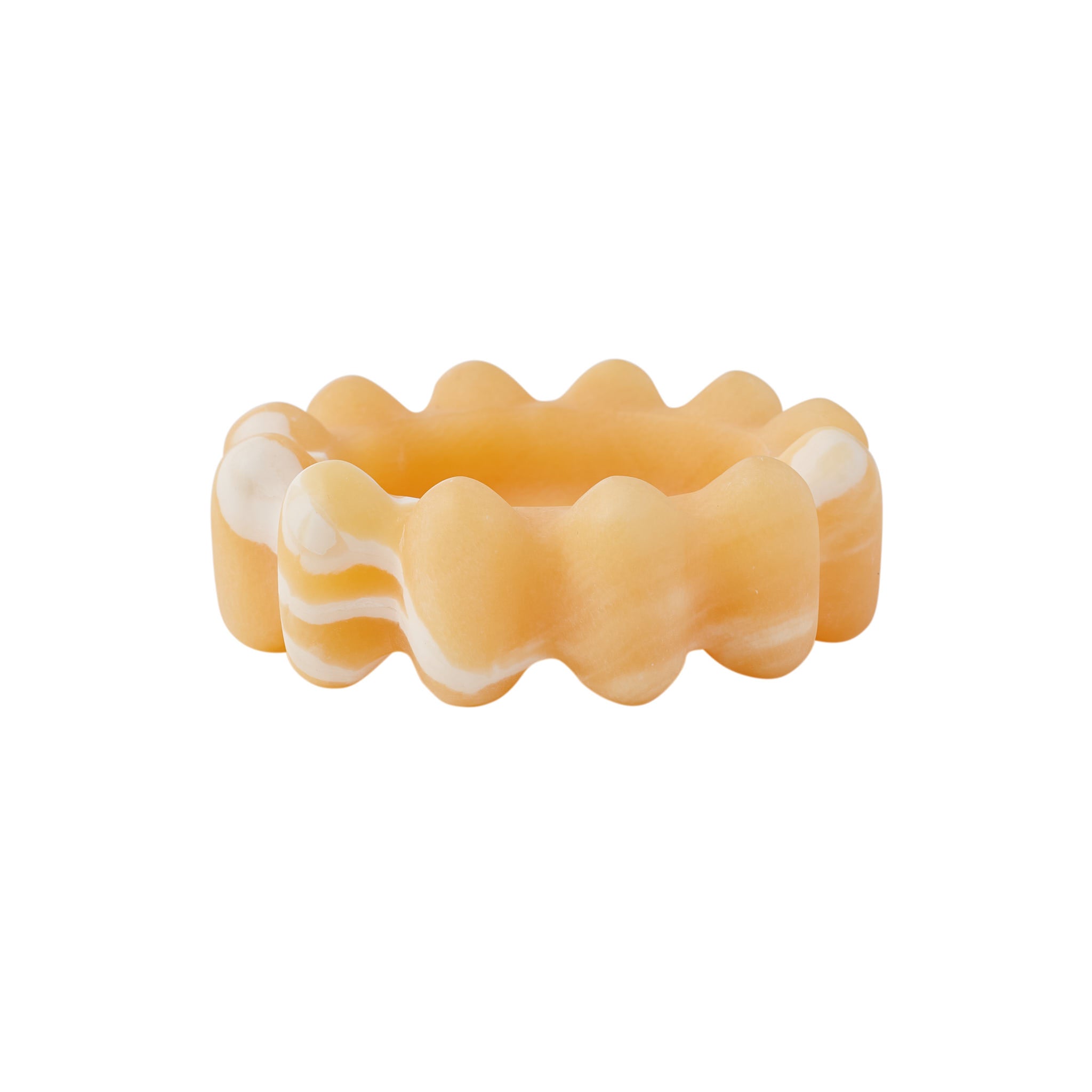 APRICOT SCULPTURAL TRAY