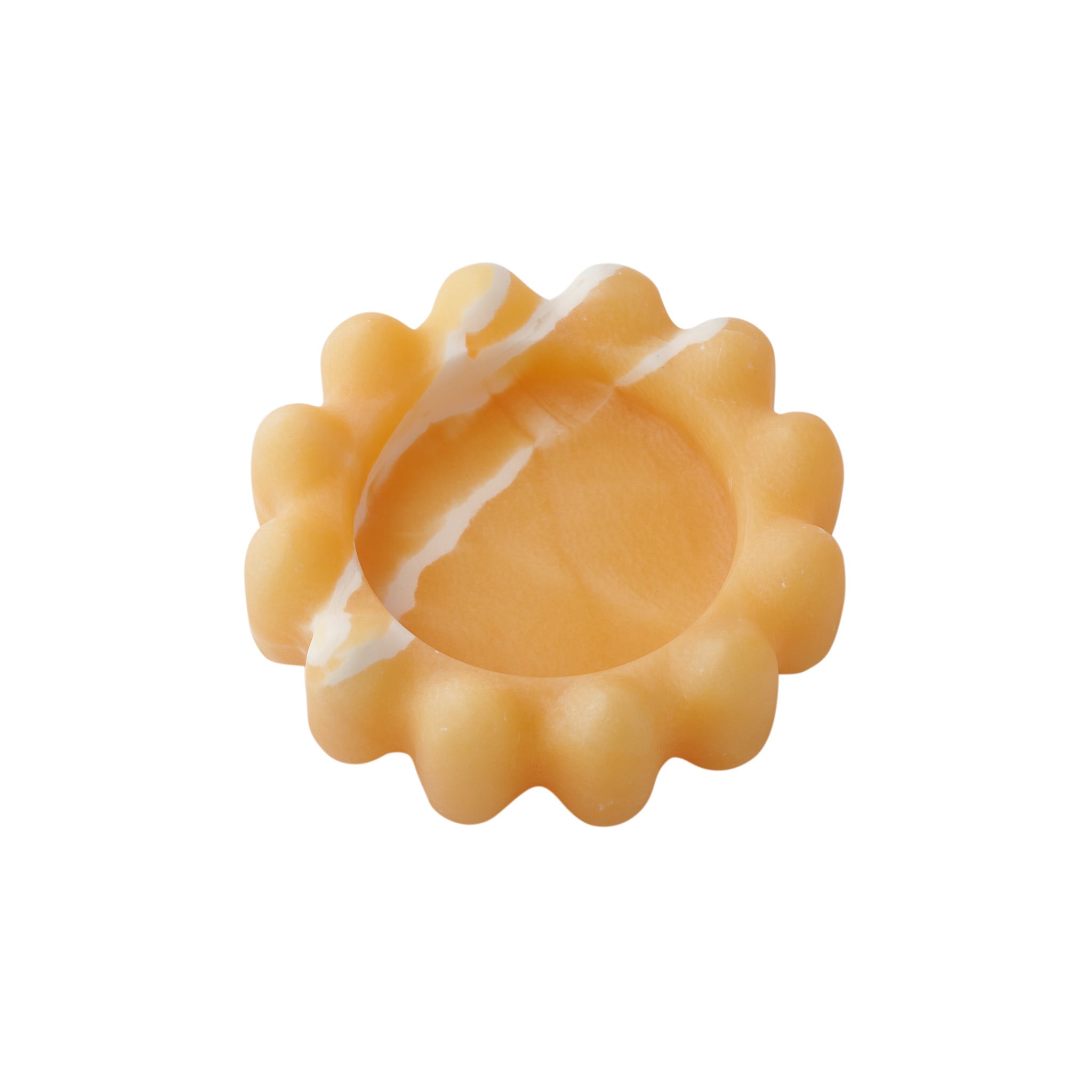 APRICOT SCULPTURAL TRAY